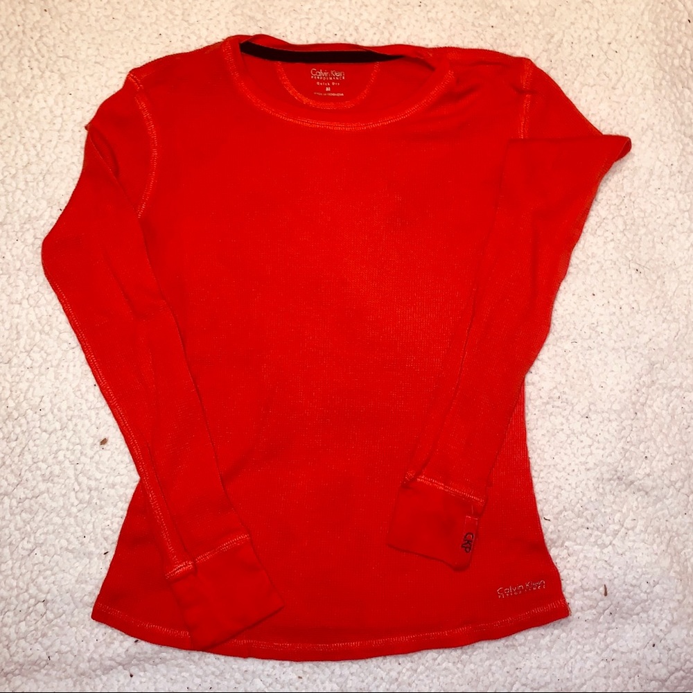 Calvin Klein Performance Quick Dry LS Henley MD